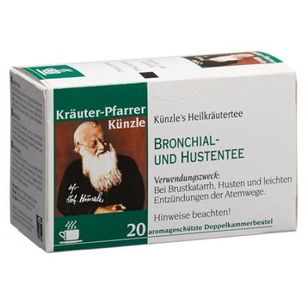 Kuenzle Bronchial Husten Tee 20 Beutel - PrimeCare Global