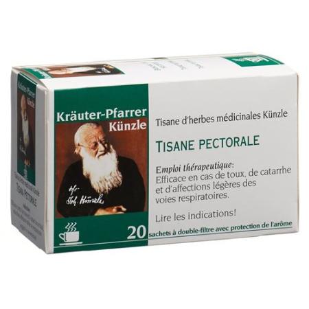 Kuenzle Bronchial Husten Tee 20 Beutel - PrimeCare Global