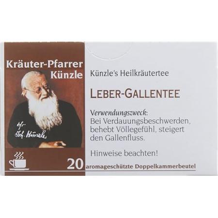 Kuenzle Leber Gallen Tee 20 Beutel - PrimeCare Global