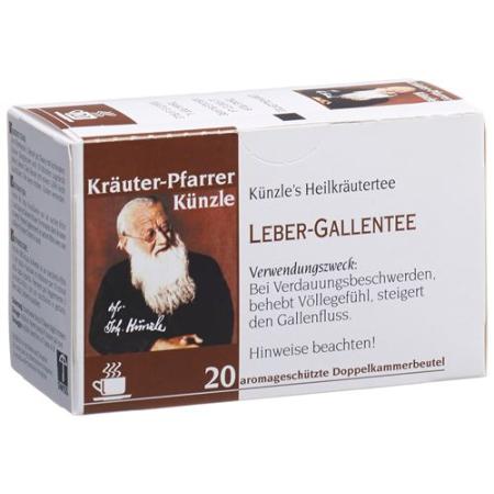 Kuenzle Leber Gallen Tee 20 Beutel - PrimeCare Global