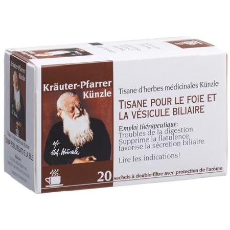Kuenzle Leber Gallen Tee 20 Beutel - PrimeCare Global