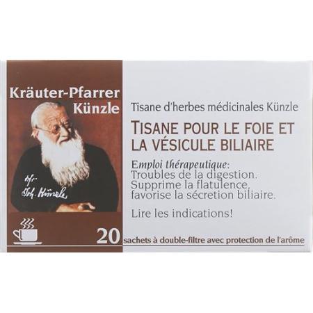 Kuenzle Leber Gallen Tee 20 Beutel - PrimeCare Global