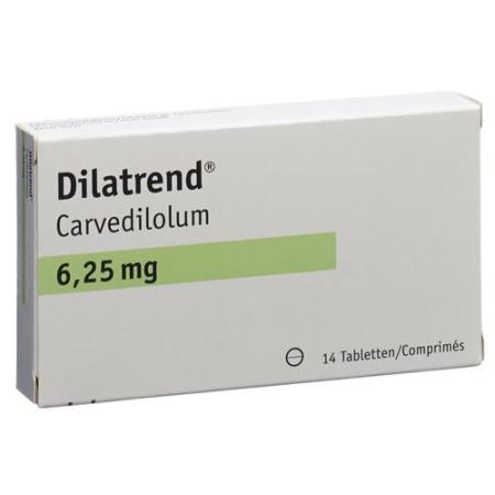 Dilatrend Tabl 6.25 mg 14 pcs - PrimeCare Global