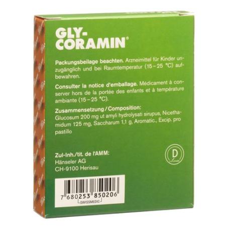 Gly-Coramin lozenges 125 mg 30 pcs - PrimeCare Global