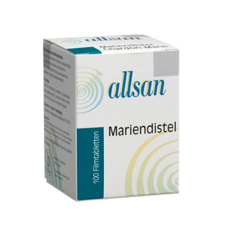 Allsan milk thistle film tablets can 100 pcs - PrimeCare Global