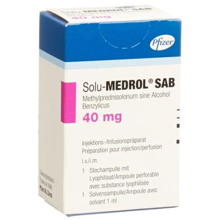 Solu-Medrol SAB Dry Sub 40 mg with Solvents Amp - PrimeCare Global