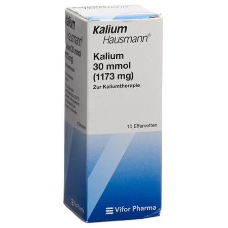 Potassium Effervetten Hausmann Brausetable 10 pcs - PrimeCare Global