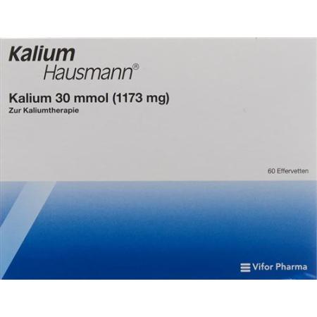 Potassium Effervetten Hausmann Brausetable 6 x 10 pcs - PrimeCare Global