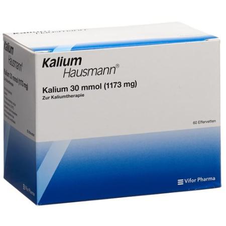 Potassium Effervetten Hausmann Brausetable 6 x 10 pcs - PrimeCare Global