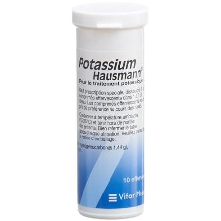 Potassium Effervetten Hausmann Brausetable 6 x 10 pcs - PrimeCare Global