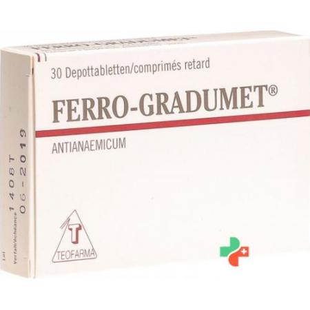 Ferro-Gradumet prolonged tablet 30 pcs - PrimeCare Global