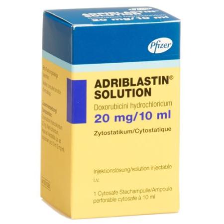 Adriblastin Solution Inj L&ouml;s 20 mg/10ml Cytosafe 10 ml - PrimeCare Global