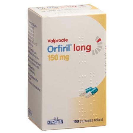 Orfiril long Ret Kaps 150 mg Ds 100 pcs - PrimeCare Global