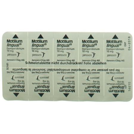 Motilium lingual melting tablet 10 mg 30 pcs - PrimeCare Global