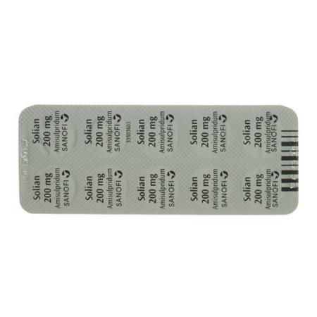 Solian Tabl 200 mg divisible 30 pcs - PrimeCare Global