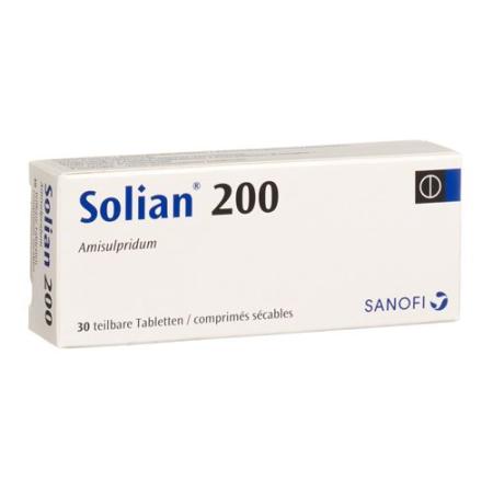 Solian Tabl 200 mg divisible 30 pcs - PrimeCare Global