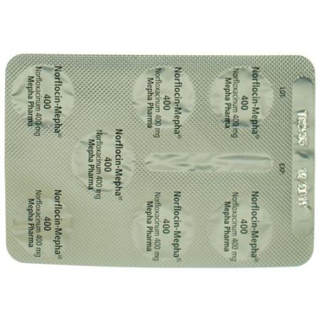 Norflocin-Mepha Lactab 400 mg 42 pcs - PrimeCare Global