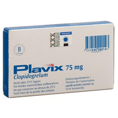 Plavix Tabl 75 mg 28 pcs - PrimeCare Global