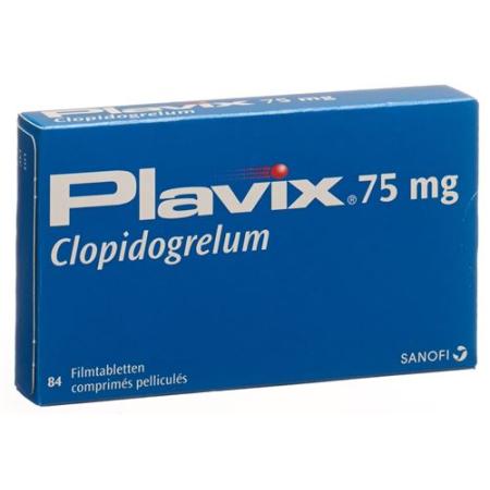 Plavix Tabl 75 mg 84 pcs - PrimeCare Global
