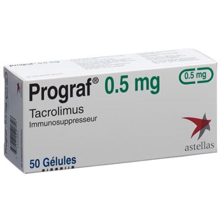 Prograf Kaps 0.5 mg 50 pcs - PrimeCare Global