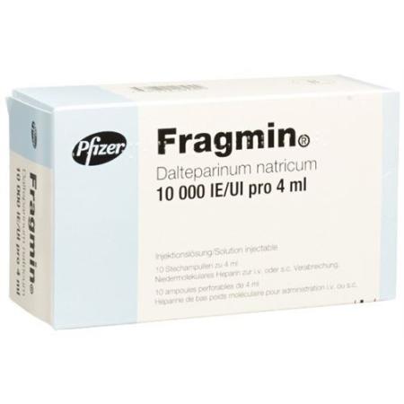 Fragmin Inj L&ouml;s 10000 IU/4ml 10 thru 4ml - PrimeCare Global
