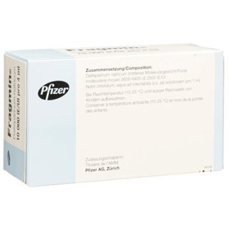 Fragmin Inj L&ouml;s 10000 IU/4ml 10 thru 4ml - PrimeCare Global