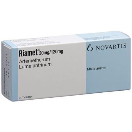 Riamet Tabl 20 mg/120 mg 24 pcs - PrimeCare Global