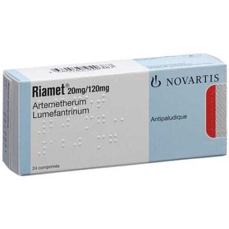 Riamet Tabl 20 mg/120 mg 24 pcs - PrimeCare Global