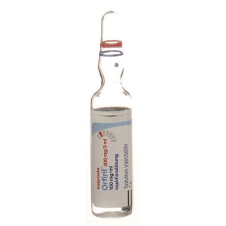 Orfiril Inj L&ouml;s 300 mg/3ml amp 5 pcs - PrimeCare Global