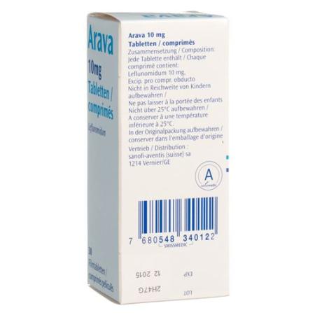Arava Filmtablet 10 mg 30 pcs - PrimeCare Global