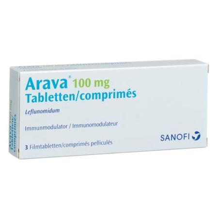 Arava Filmtablet 100 mg 3 pcs - PrimeCare Global