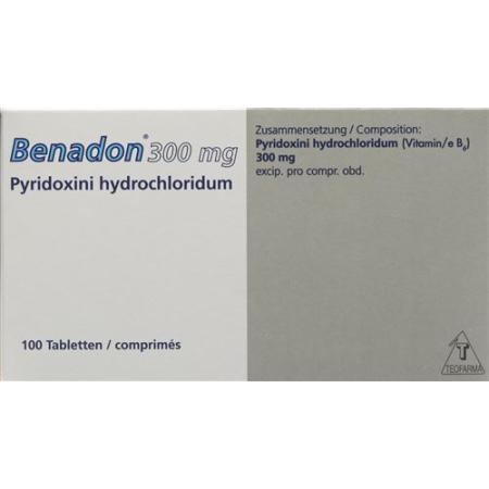 Benadon Tabl 300 mg 100 pcs - PrimeCare Global