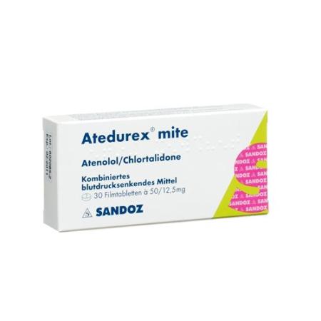 Atedurex mite film tabl 50/12.5 100 pcs - PrimeCare Global
