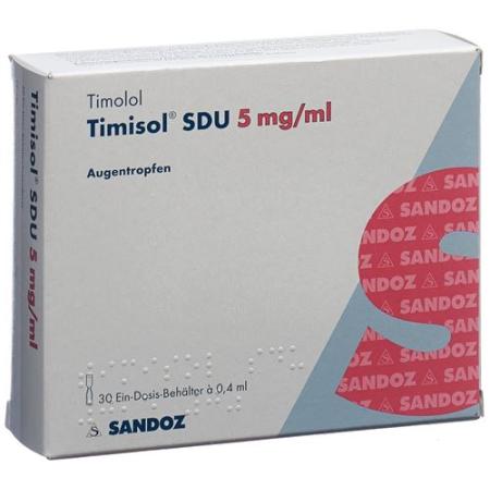 Timisol SDU 0.5% Augentropfen 30 X 0.4 ml - PrimeCare Global