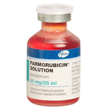 Farmorubicin Solution Inj L&ouml;s 50 mg/25ml 2 Cytosafe 25 ml - PrimeCare Global