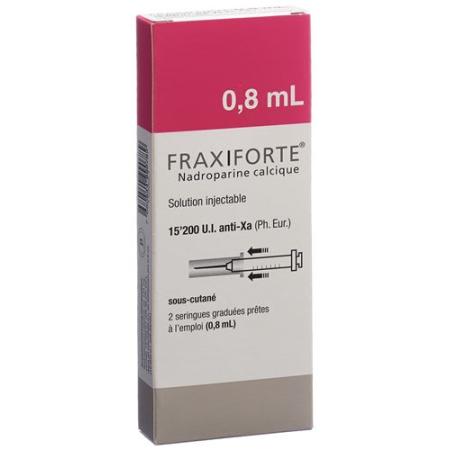 Fraxiforte 0.8 ml Inj L&ouml;s 2 Fertspr 0.8 ml - PrimeCare Global