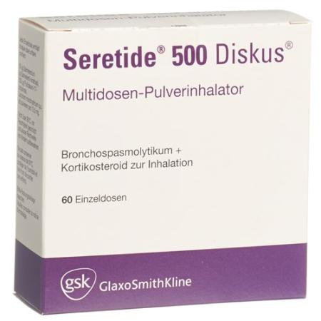 Seretide 500 Diskus Inh Plv 60 Dos - PrimeCare Global