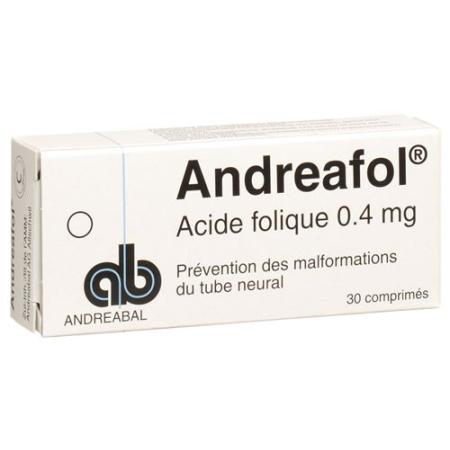 Andreafol 0.4 mg 30 tablets - PrimeCare Global