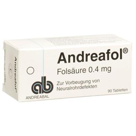 Andreafol 0.4 mg 90 tablets - PrimeCare Global