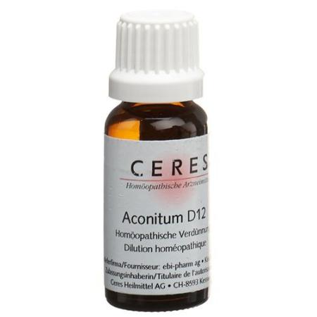 Ceres Aconitum D 12 Dilution Bottle 20 ml - PrimeCare Global
