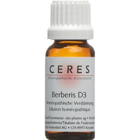 Ceres Berberis D 3 Dilution Bottle 20 ml - PrimeCare Global