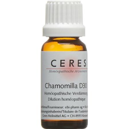 Ceres Chamomilla D 30 Dilution Fl 20ml - PrimeCare Global