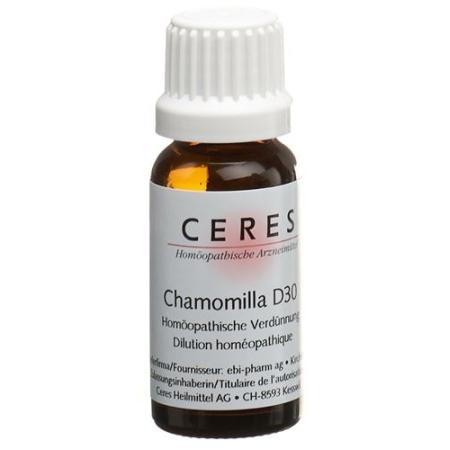 Ceres Chamomilla D 30 Dilution Fl 20ml - PrimeCare Global