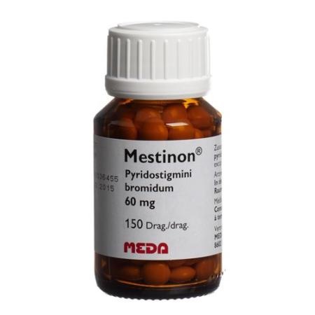 Mestinon Drag 60 mg bottle 150 pcs - PrimeCare Global