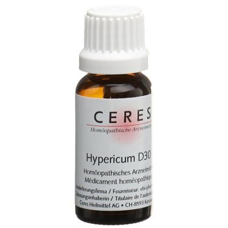 Ceres Hypericum D 30 Dilution Bottle 20 ml - PrimeCare Global
