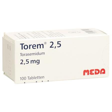 Torem Tabl 2.5 mg 100 pcs - PrimeCare Global