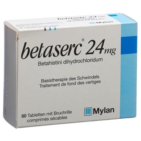 Betaserc Tabl 24 mg 50 pcs - PrimeCare Global