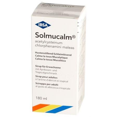 Solmucalm Syrup Adult Bottle 180 ml - PrimeCare Global
