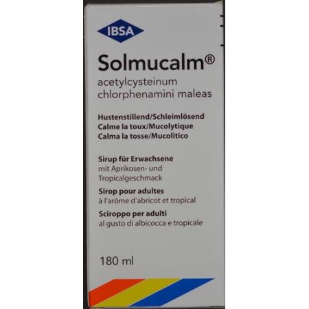 Solmucalm Syrup Adult Bottle 180 ml - PrimeCare Global