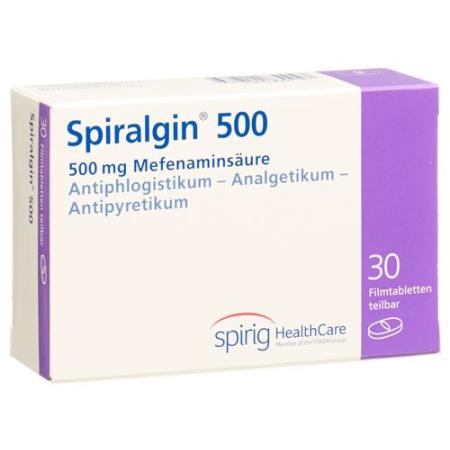Spiralgin Filmtablet 500 mg 30 pcs - PrimeCare Global